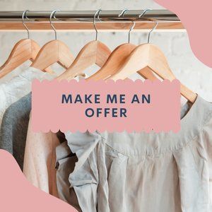 Make Us An Offer - We Want That Item To Be Yours